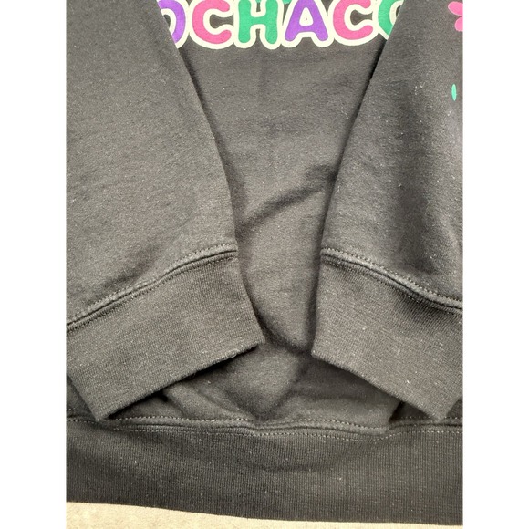 Sanrio Pochacco Boxlunch Women's Sz 2X Crew Sweatshirt Summer Floral Black - Picture 6 of 16